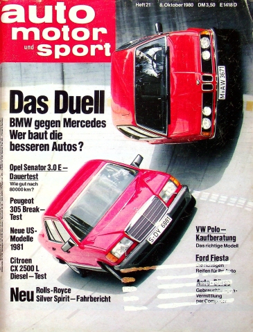 Deckblatt Auto Motor und Sport (21/1980)
